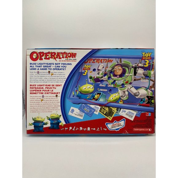 2009 Milton Bradley Hasbro Toy Story 3 Operation Board Game - Picture 2 of 5
